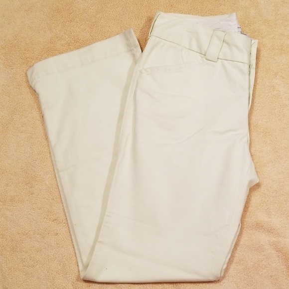 Banana Republic Pants - Banana Republic Martin Fit Light Creamy Yellow 10
